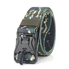 Ceinture à boucle magnétique sans poinçon de 125 cm à dégagement rapide Nylon Ceinture de loisirs Ceinture tactique