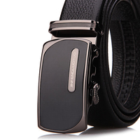 Ceintures de luxe Ceinture en peau de vache de luxe en cuir véritable Boucle automatique Ceinture de taille masculine