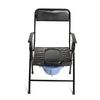 Chaise daisance pliante souple sur piédestal de toilette portable 150kg en acier de haute qualité