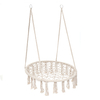 Chaise de balançoire extérieure en coton maille tissée siège suspendu hamac chaise jardin extérieur intérieur charge max