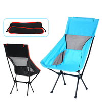 Chaise de Camping en plein air tissu Oxford pliable Portable allonger le siège de chaise ultralégère de Camping pour la