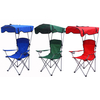 Chaise de plage portable extérieure rouge/vert/bleu chaise pliante avec parasol