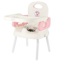 Chaise de salle à manger pliante pour bébé Siège dalimentation pour enfant Manger pour tout-petit Booster Chaise ha