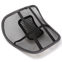 Chaise de siège de voiture Massage dos soutien lombaire maille ventiler coussin coussin