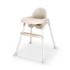 Chaise haute pour bébé Table convertible Siège en cuir PU Booster Chaise haute pour nourrissons réglable