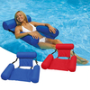 Chaise longue deau été natation gonflable pliable flottant rangée dossier tapis dair fête piscine jouet