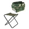 Chaise pliante 2 en 1 siège de pêche avec sac de rangement tabouret en aluminium ultraléger meubles de maison pêche Camp
