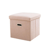 Chaise pliante multifonctionnelle de tabouret de tabouret de boîte de banc de tabouret de stockage de tissu pliable