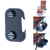 Chaise pliante Table côté plateau multifonctionnel tasse de boisson porte-bouteille deau support de téléphone
