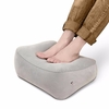 Chaise Portable Gonflable Outdooors Peluche Repose-Pieds Pneumatique Tabouret Coussin Décoration