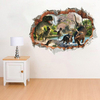 Chambre Dinosaures Enfants Chambre Décor Wall Sticker Wall Decal Wall Decal 3D Art Autocollants Vinyle Chambre