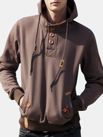 Chandailsàcapuchondécontractéspourhommes,  style 100% coton