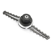 Chaîne de bobine de tête de tondeuse améliorée 65Mn M10x1.25LH coupe-herbe jardin tondeuse pour tondeuse