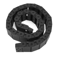 Chaîne de câble en plastique ouvrable de 18 mm x 50 mm Chaîne de traînée de transporteur de fil long 1M