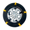 Chaîne de neige de voiture 10PCS tendon épaissi véhicules roue de pneu chaînes antidérapantes de TPU
