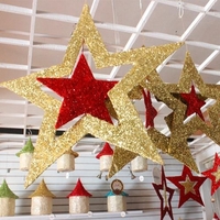 Chaîne de Noël de fer de Noël Suspendu Décoration de Noël Arbre Décoration Cadeaux Pendentif Ornement de baisse