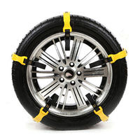 Chaîne de pneu de neige 10pcs voiture ceinture tendon de boeuf anti-dérapant TPU chaîne grande 235 et 295 petites 145 et