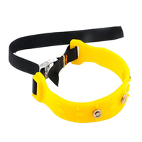 Chaîne dhiver de pneu de voiture de roue de pneu de voiture de chaîne de neige de ceinture antidérapante jaune