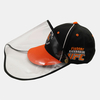 Chapeau anti-buée transparent avec casquettes de baseball de lunettes de protection complètes