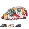 Chapeau béret en coton imprimé de fleurs unisexe