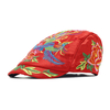 Chapeau Béret Vintage Ethnique Floral Floral Femme