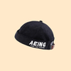 Chapeau Brimless French Cotton Cotton Letter brodé pour homme,  femme
