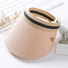 Chapeau Ciel Haut Herbe Femme Jour férié Vacances Loisir Visière parent-enfant Chapeau de plage Protection contre le sol