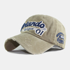 Chapeau de baseball classique décontracté pour hommes en coton avec broderie lettre ancienne