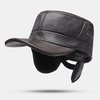 Chapeau de baseball en cuir chaud pour hommes