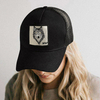 Chapeau de baseball occasionnel de modèle animal de broderie de coton de femmes avec la maille respirante