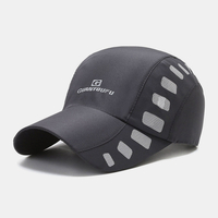 Chapeau de baseball respirant mince de pare-soleil de voyage de couleur unie à séchage rapide en maille unisexe