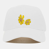 Chapeau de baseball unisexe en coton à motif de tournesol