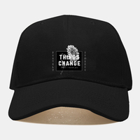 Chapeau de baseball unisexe en coton avec motif de lettre de tournesol