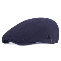 Chapeau de béret ajustable causal en coton pour homme