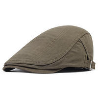 Chapeau de béret de peintre de style anglais unisexe en coton pour hommes