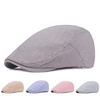 Chapeau de béret de peintre réglable en coton double face pour hommes
