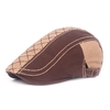 Chapeau de béret de peintre réglable en coton double face pour hommes