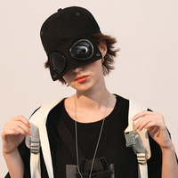 Chapeau de canard de la rue sauvage Tide Brand Black Glasses Pilot Original Casquette de baseball