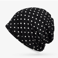 Chapeau de coton à double usage de turban de collier de beanie de chapeaux