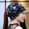 Chapeau de crâne de coton multi-usages femmes style ethnique chapeau bonnet polyvalent