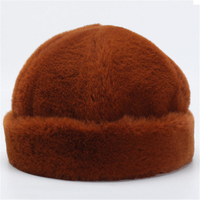 Chapeau de fourrure chaud pour femmes,  hiver Soft