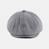 Chapeau de gavroche en coton pour hommes Casquettes de béret rétro