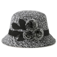 Chapeau de mariage pour femmes avec fleur