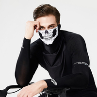 Chapeau de masque de protection solaire unisexe en soie glacée,  col anti-vent,  coupe-vent