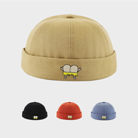 Chapeau de melon unisexe section mince été chapeaux hip hop propriétaire chapeaux rétro rue de loisirs sans chapeaux
