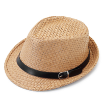 Chapeau de paille de cow-boy à large bord classique pour hommes