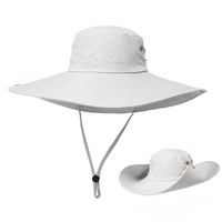 Chapeau de pêche à séchage rapide à large bord pour homme