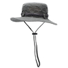 Chapeau de pêche ajustable pour hommes,  en coton sergé,  avec lettre brodée
