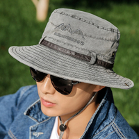 Chapeau de pêche réglable pour hommes