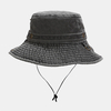 Chapeau de pêcheur imperméable de protection solaire à séchage rapide extérieur chapeau de seau respirant avec la ficell